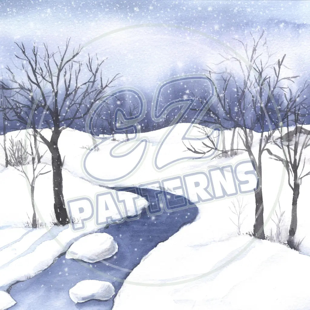 Winter Woods 006 Printed Pattern Vinyl